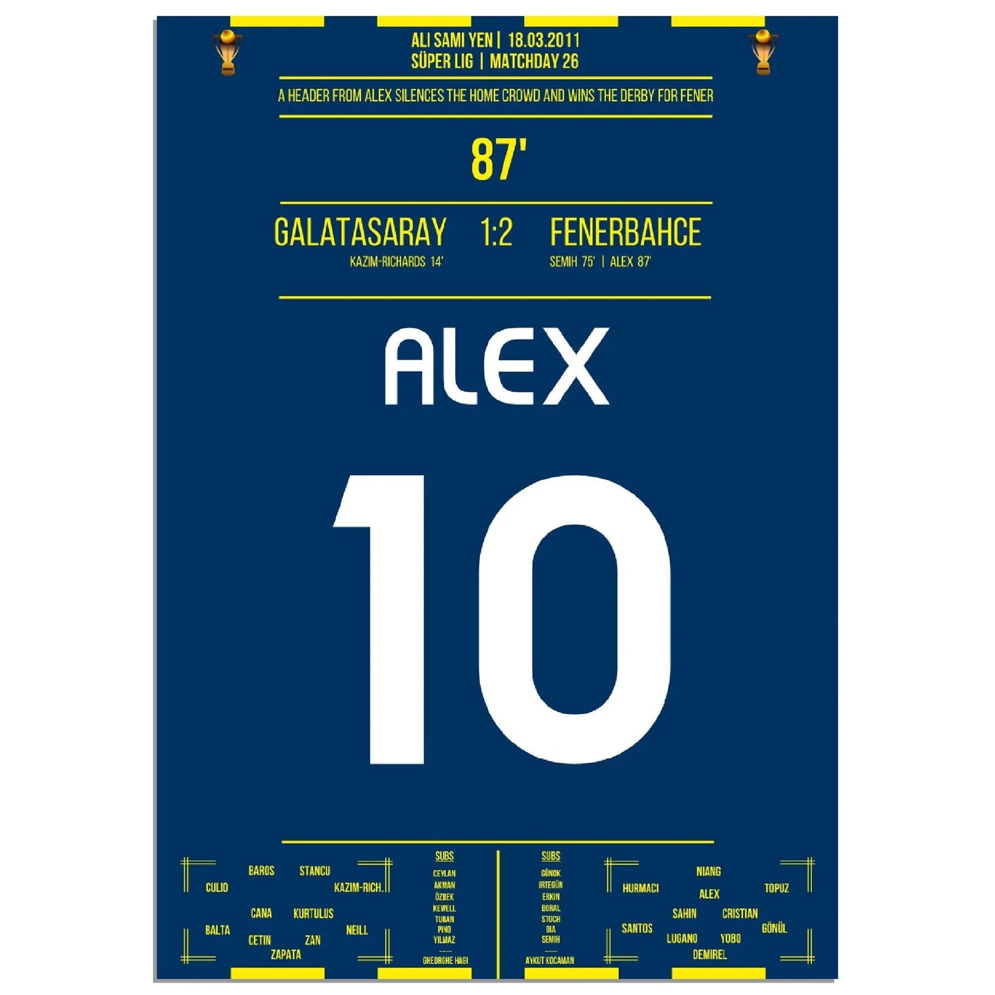 Alex trifft zum Derby-Sieg für Fener