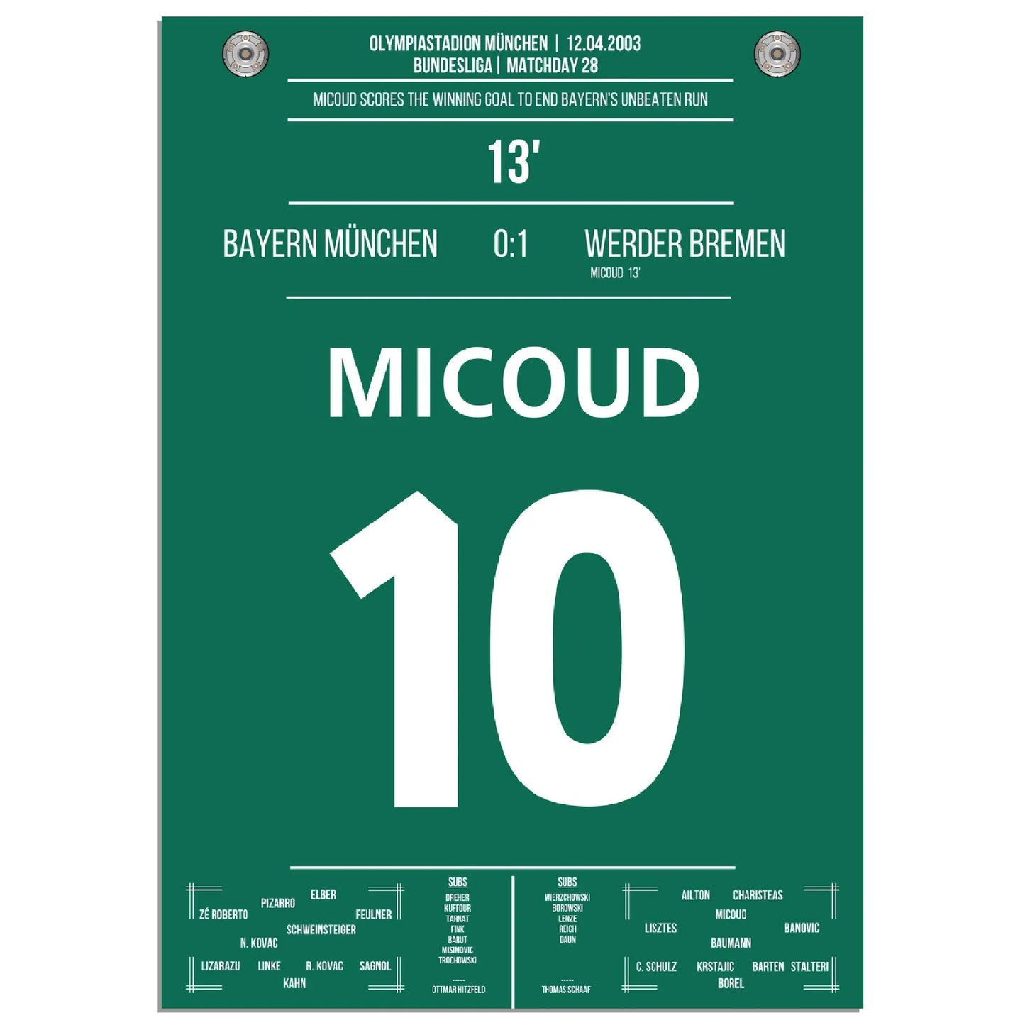 Micoud's Siegtreffer bei den Bayern 2003