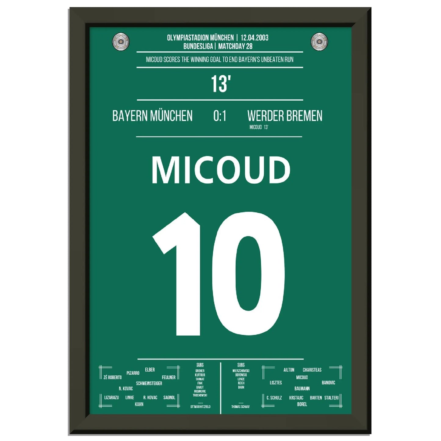 Micoud's Siegtreffer bei den Bayern 2003