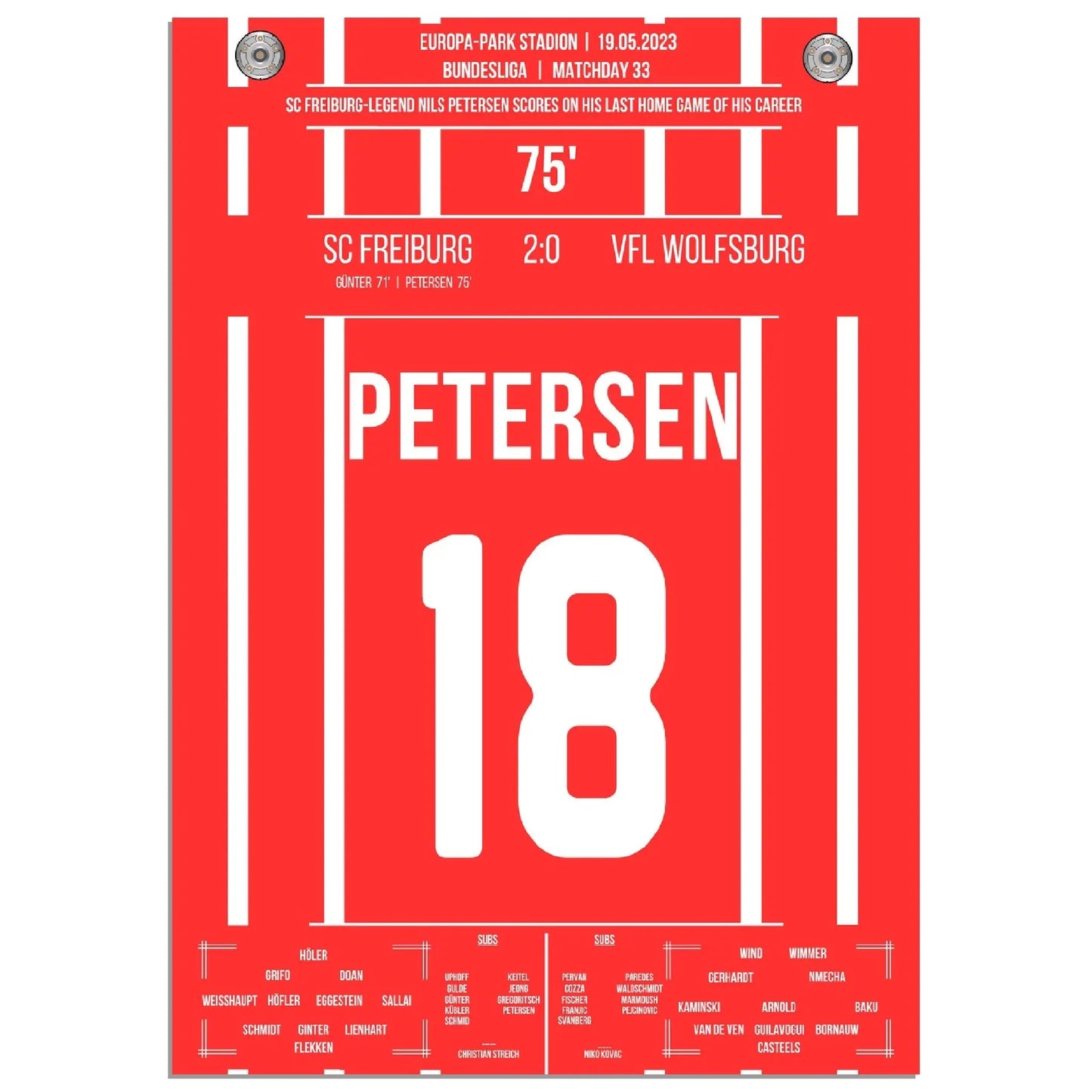 Petersens perfekter Abschied - Treffer im letzten Heimspiel für Freiburg