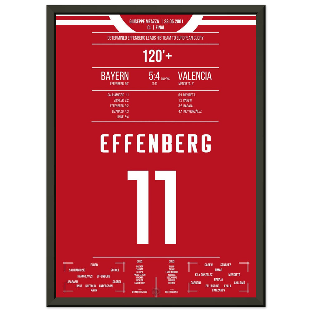 Effenberg's leadership performance in the final 2001