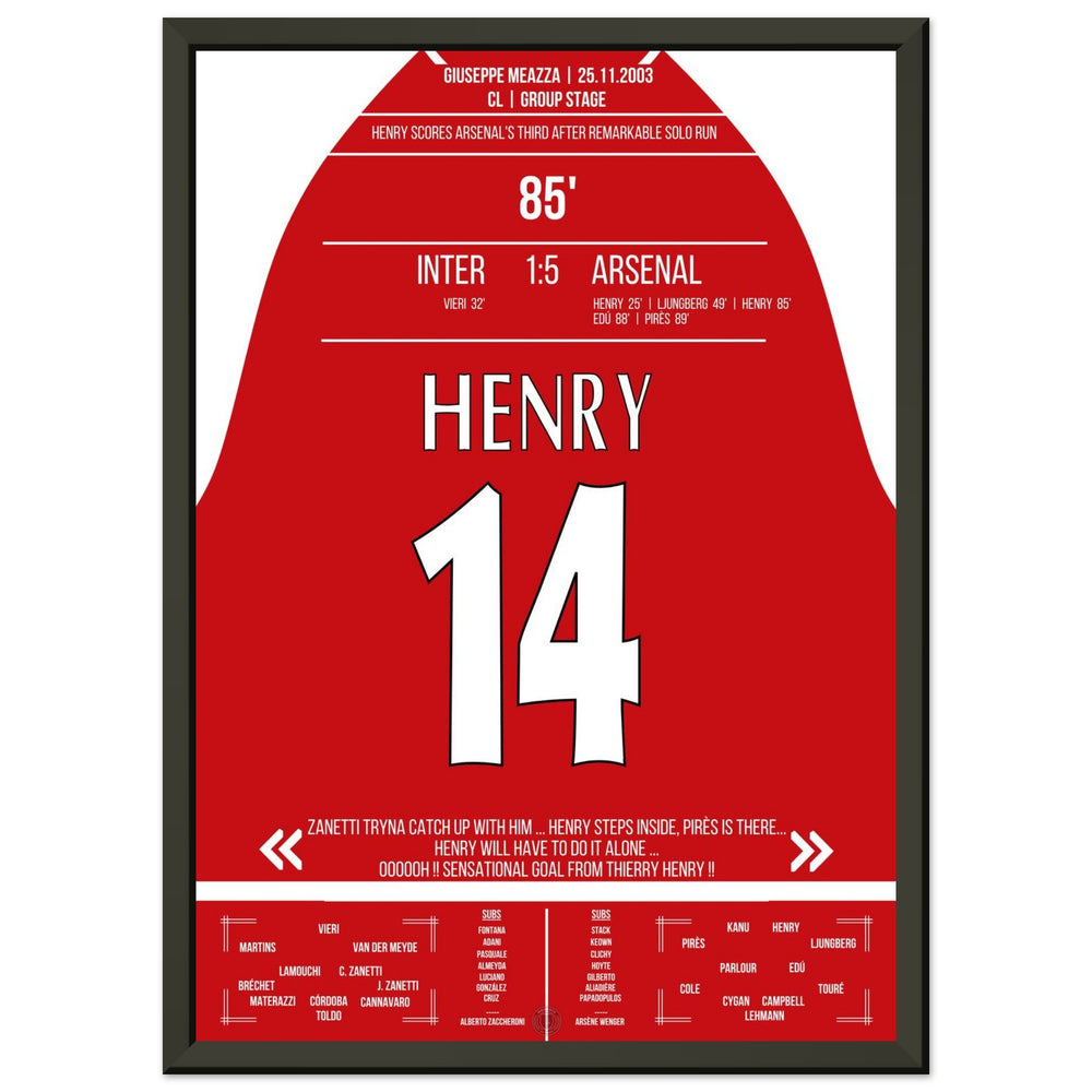 Henry gegen Inters Defensive im Alleingang In Arsenals 5-1 Auswärtssieg