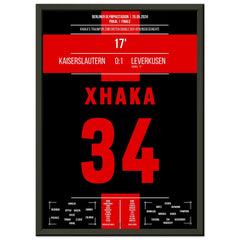 Xhaka's dream goal in Leverkusen's first double in the club's history