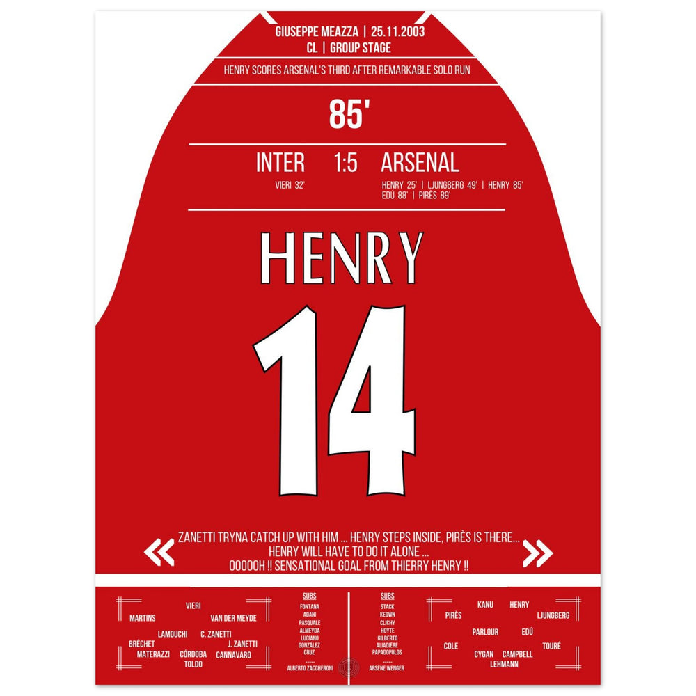 Henry gegen Inters Defensive im Alleingang In Arsenals 5-1 Auswärtssieg