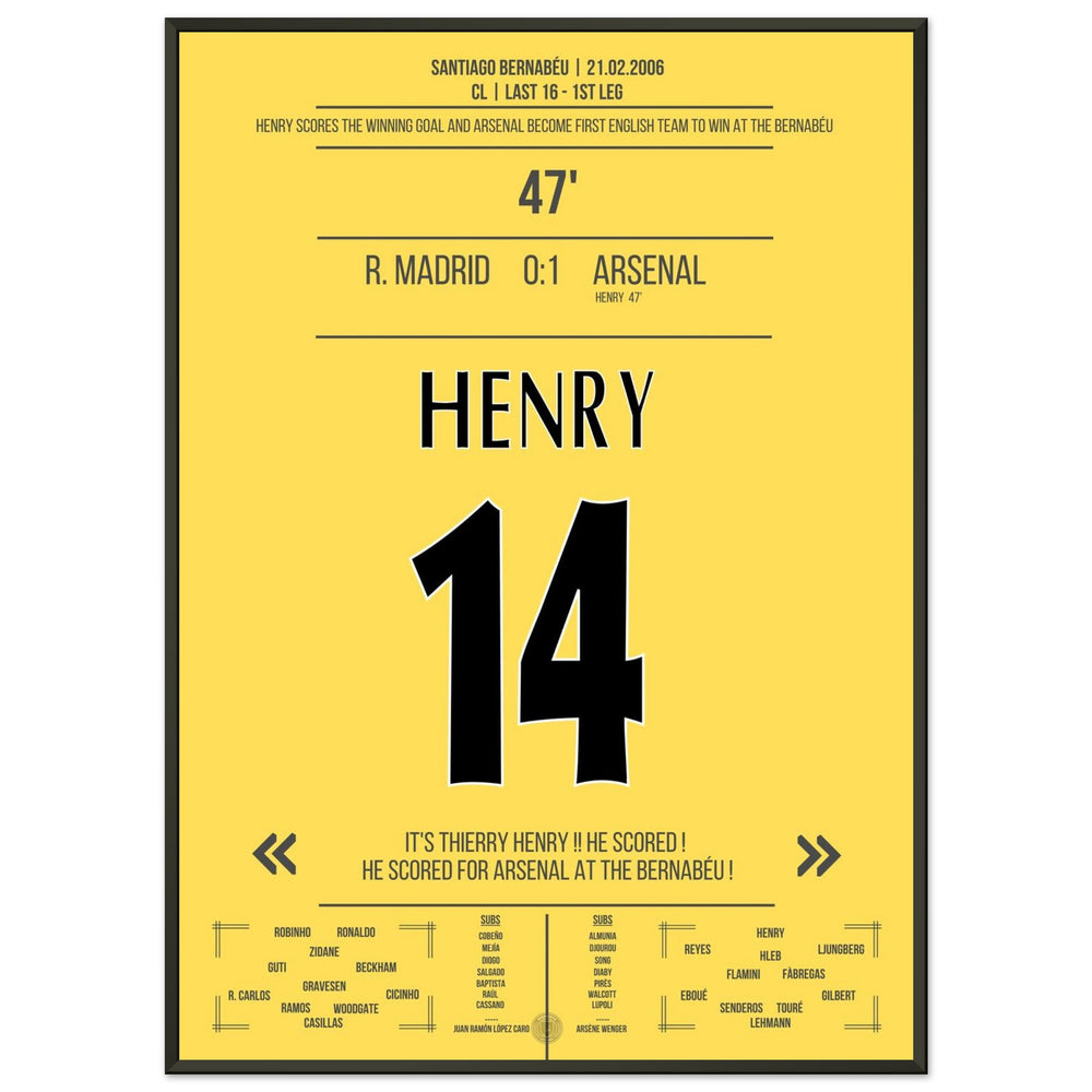 Legendäres Solo-Tor von Thierry Henry im Bernabeu 2006