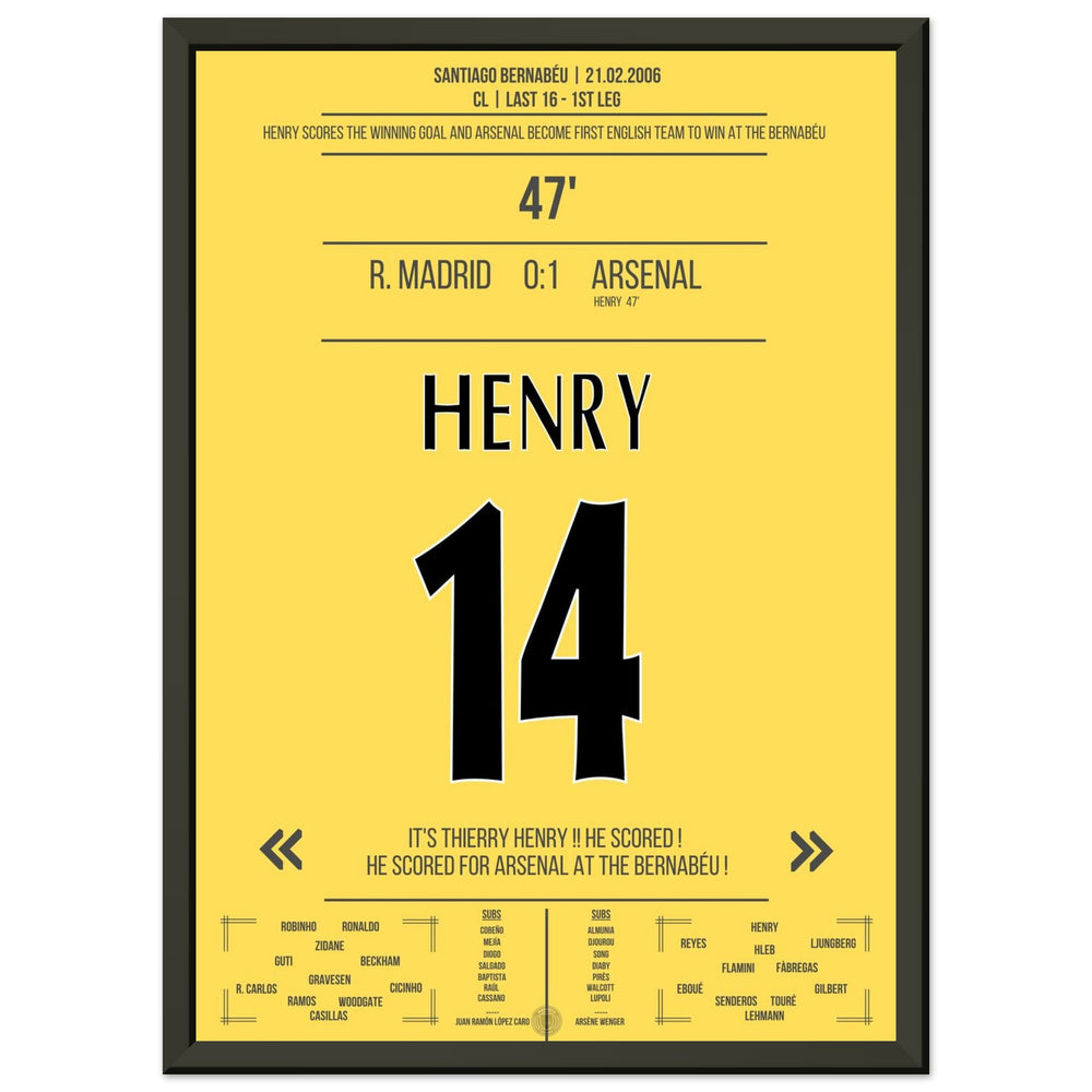 Legendäres Solo-Tor von Thierry Henry im Bernabeu 2006