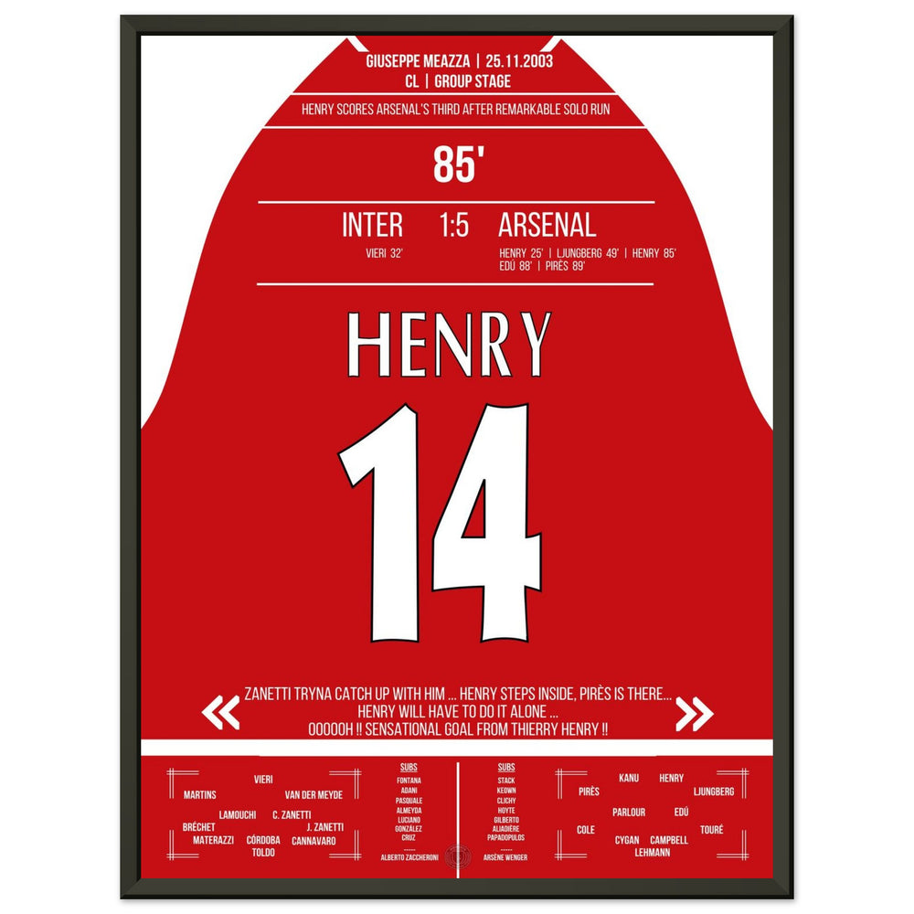 Henry gegen Inters Defensive im Alleingang In Arsenals 5-1 Auswärtssieg