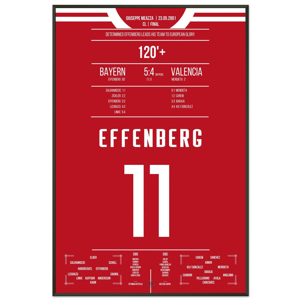Effenberg's leadership performance in the final 2001