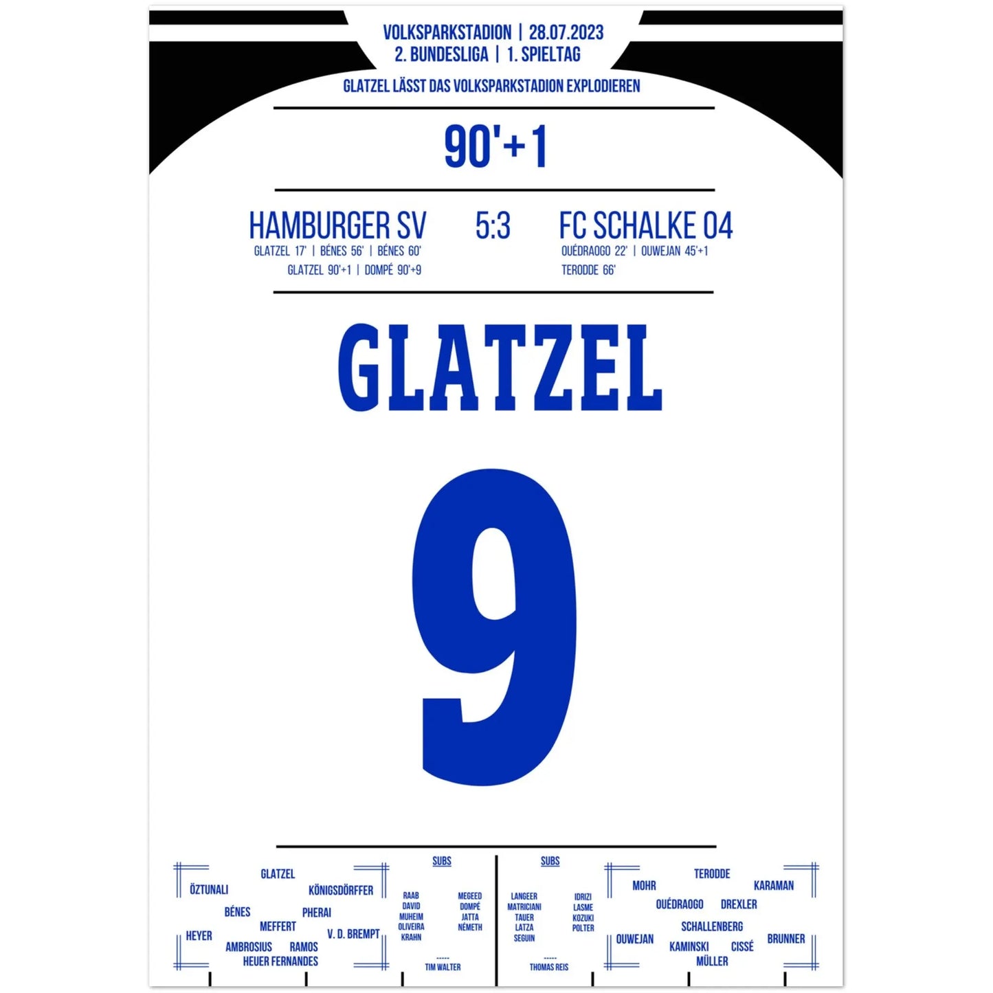 Le but de Glatzel dans le temps additionnel pour la victoire d'ouverture de la saison 2023.
