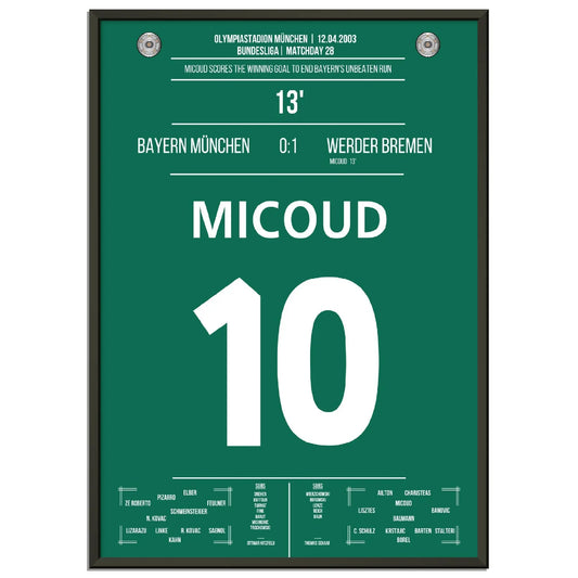 Micoud's Siegtreffer bei den Bayern 2003 