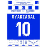 Oyarzabal entscheidet das Copa Del Rey Finale 2020 50x70-cm-20x28-Ohne-Rahmen