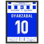 Oyarzabal entscheidet das Copa Del Rey Finale 2020 30x40-cm-12x16-Schwarzer-Aluminiumrahmen