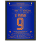 Van Persie's berühmter Flugkopfball über Casillas in 2014 30x40-cm-12x16-Premium-Semi-Glossy-Paper-Metal-Fra