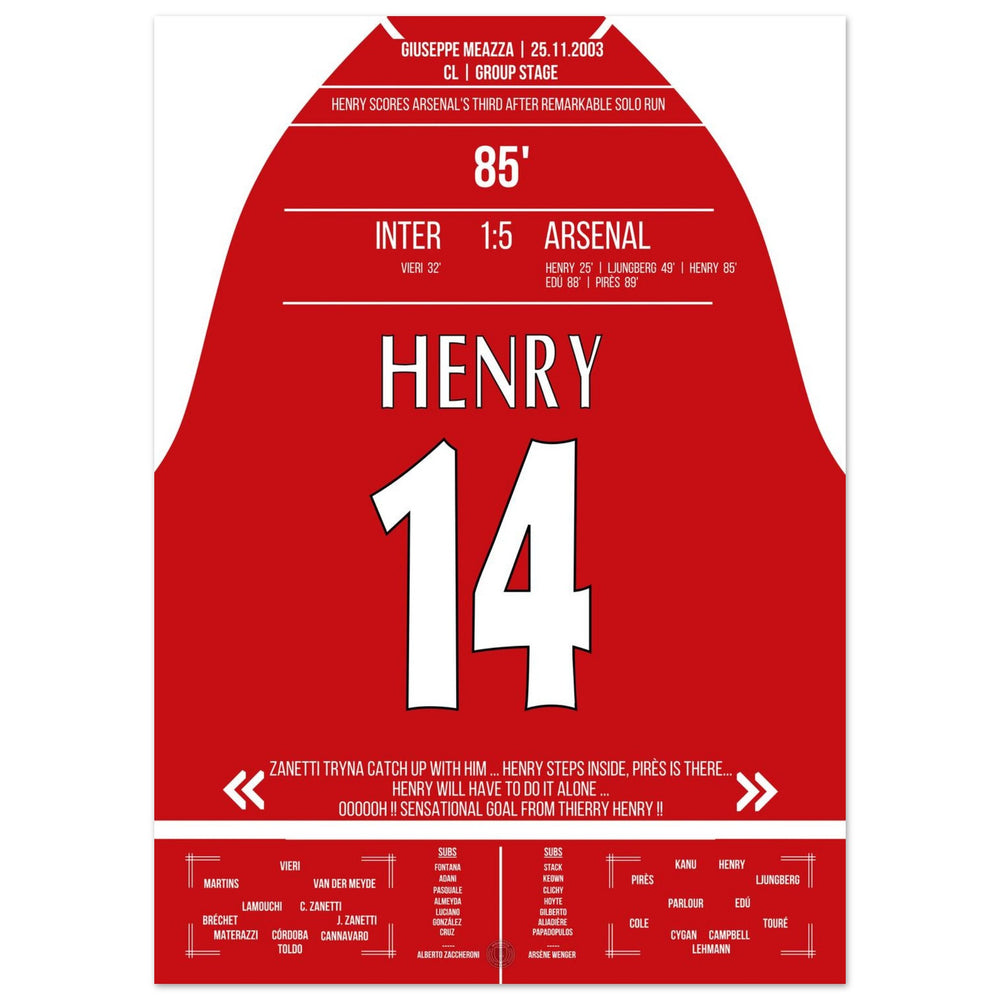 Henry gegen Inters Defensive im Alleingang In Arsenals 5-1 Auswärtssieg