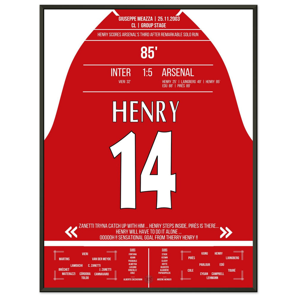 Henry gegen Inters Defensive im Alleingang In Arsenals 5-1 Auswärtssieg