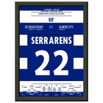De Graafschap schafft den Aufstieg in die Eredivisie 2018 A4-21x29.7-cm-8x12-Schwarzer-Aluminiumrahmen