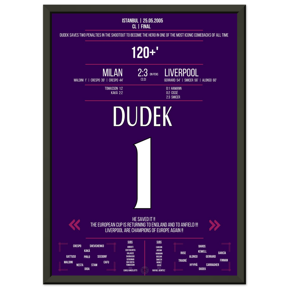 Diese eine Nacht in Istanbul - Dudek der Held im Finale 2005