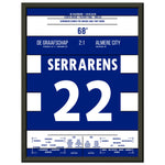 De Graafschap schafft den Aufstieg in die Eredivisie 2018 30x40-cm-12x16-Schwarzer-Aluminiumrahmen