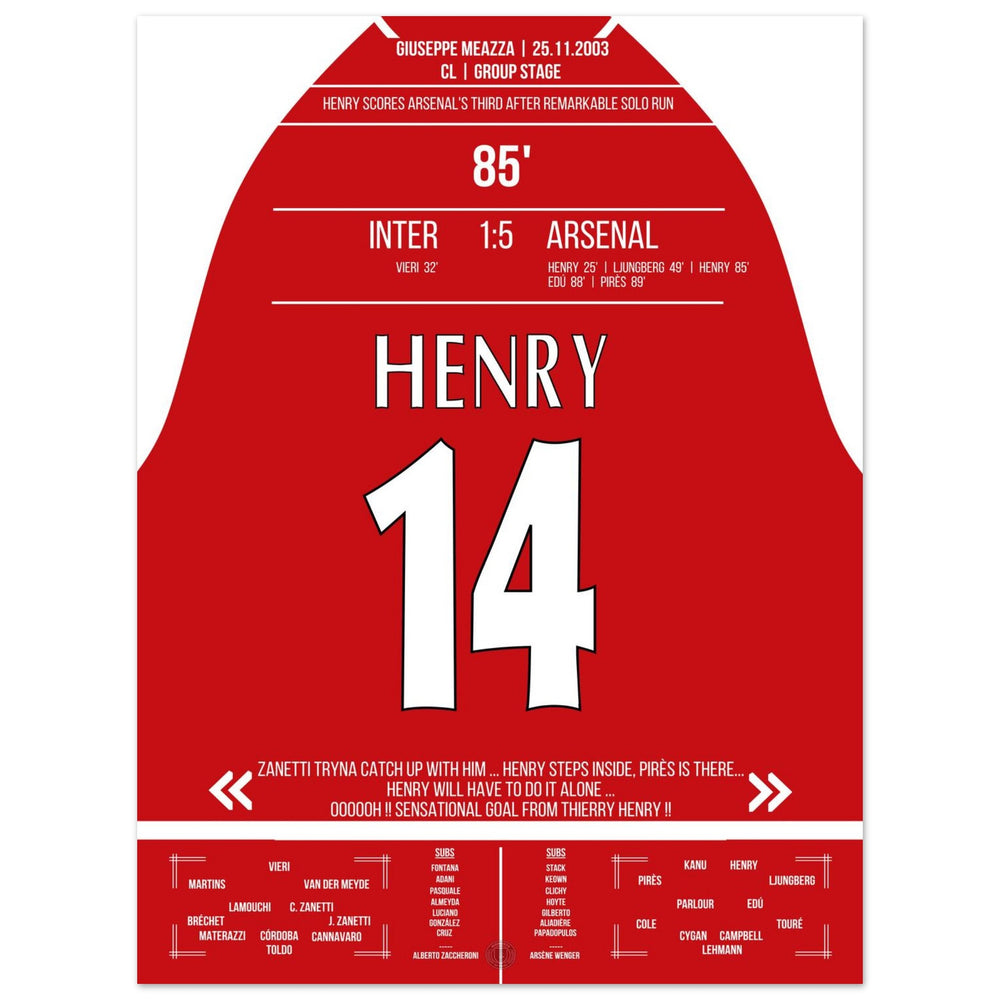 Henry gegen Inters Defensive im Alleingang In Arsenals 5-1 Auswärtssieg