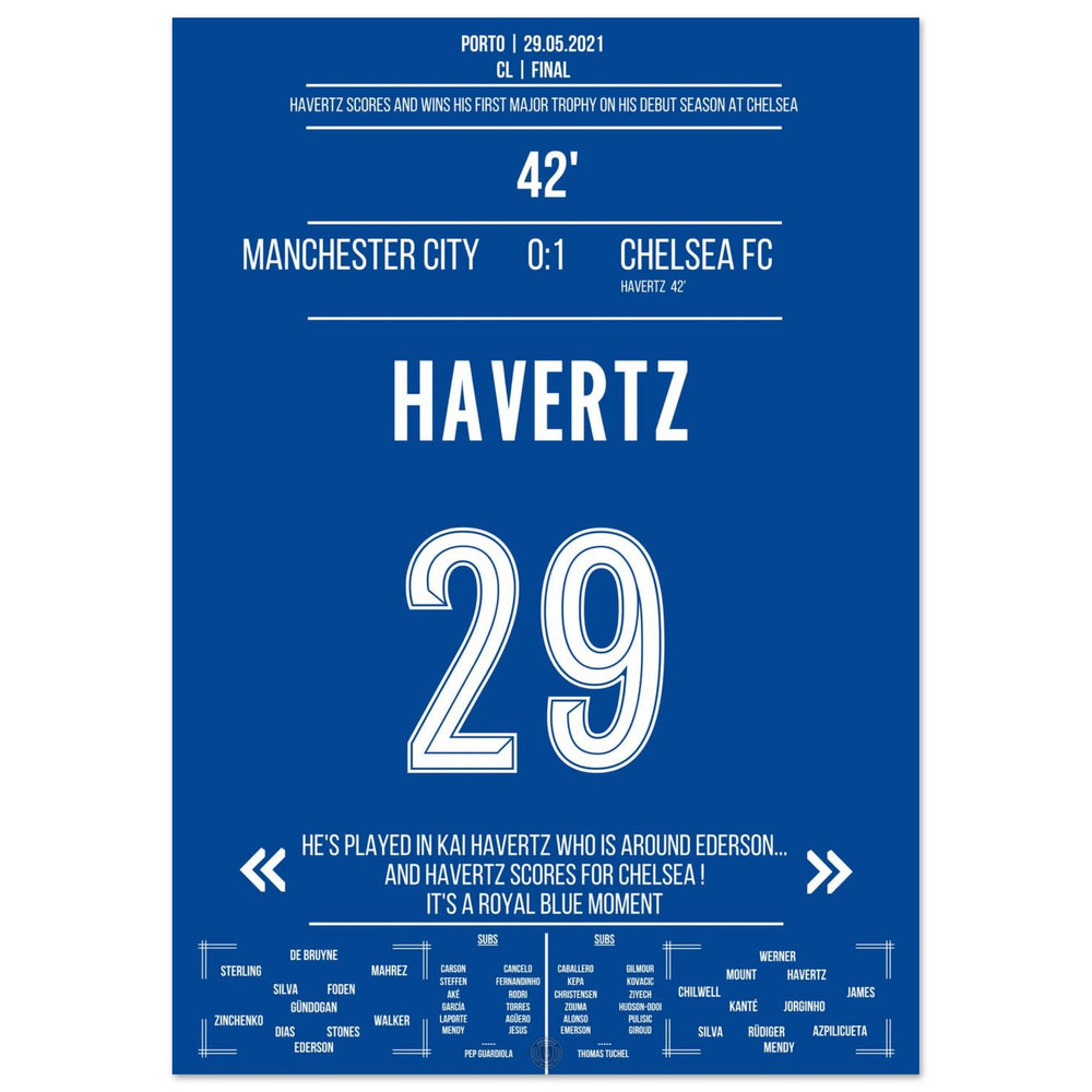 Finale anglais 2021 décidé par le but de Kai Havertz