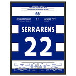 De Graafschap schafft den Aufstieg in die Eredivisie 2018 45x60-cm-18x24-Schwarzer-Aluminiumrahmen