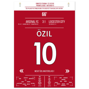 Mesut Özil Masterclass gegen Leicester in 2018 